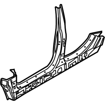 BMW 41217120206 Column B With Right Rocker Panel