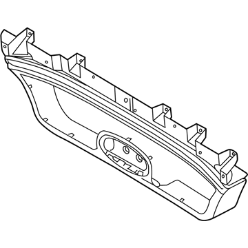 BMW 51498400140 Lower Tail Lid Trim Panel