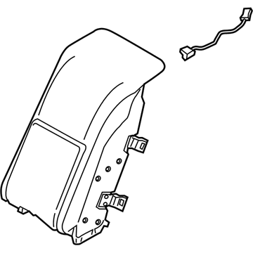 BMW 51166820311 TOP REAR CONSOLE