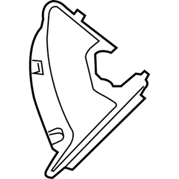 BMW 51747333880 Cover, Top Right