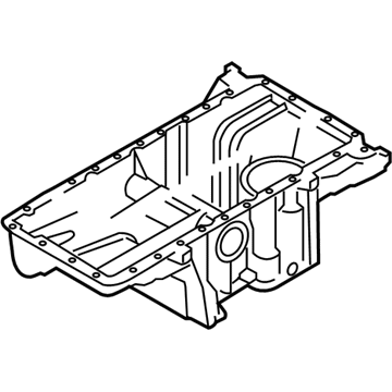 BMW 11137551627 Upper Oil Pan