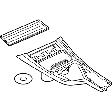 BMW 51166842323 Centre Console Trim With Cup Holder