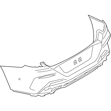 BMW 51128081108 Bumper Trim Panel, Primered