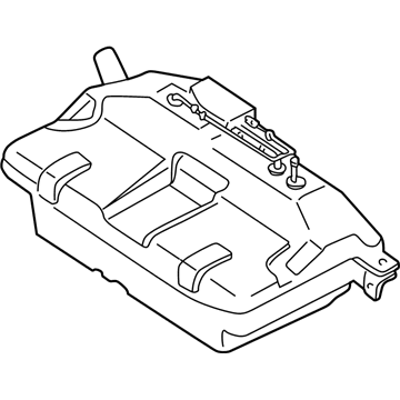 BMW 16146751605 Fuel Tank With Sound Protection Cap