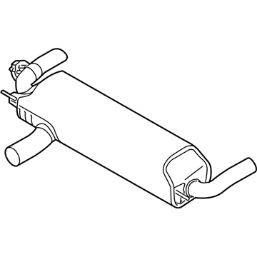 BMW 745e xDrive Muffler - 18309895378