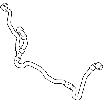 2011 BMW 528i Coolant Reservoir Hose - 17127578404