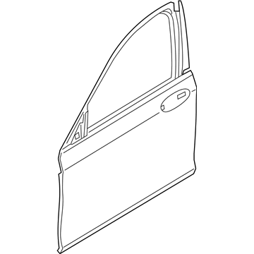 BMW 41007408962 Door Front Right, Aluminium