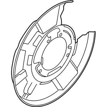 BMW M240i xDrive Brake Backing Plate - 34216792243