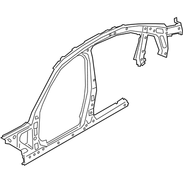 BMW 41007487351 SIDE FRAME, CENTER LEFT