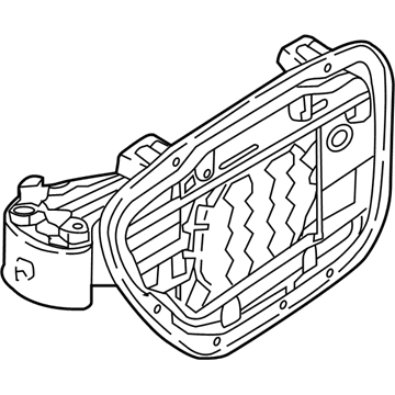 2016 BMW 330e Fuel Filler Housing - 51177368306