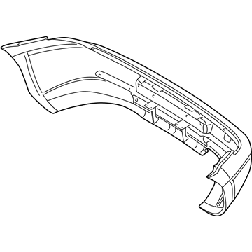 BMW 51120307541 Panel, Bumper, Primed, Rear