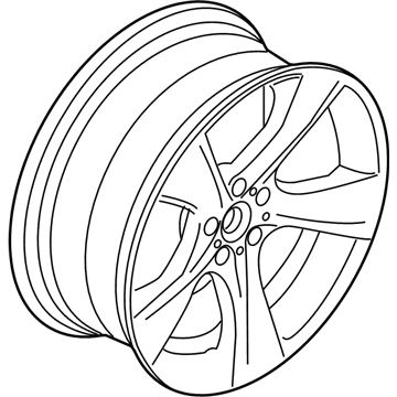 BMW 36116792682 Light Alloy Rim