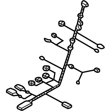 BMW 61128380445 Wiring Co-Drivers Side