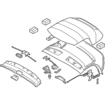 BMW 54347016888 Manual Folding Top