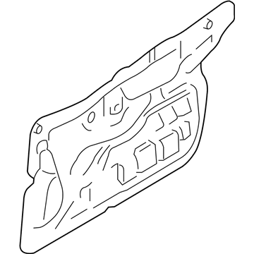 BMW 51483449837 Sound Insulating Door Front Left