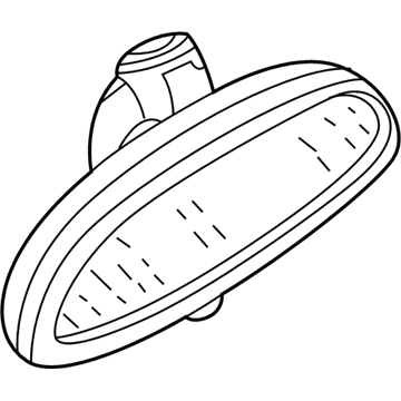 BMW 51168257711 Interior Mirror Ec / Led / Radio
