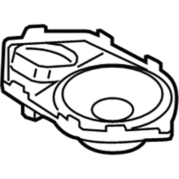 BMW 65139237281 Speaker Carrier, Instrument Panel