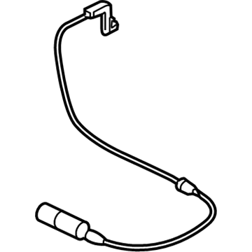 2012 BMW X6 M Brake Pad Sensor - 34356789080