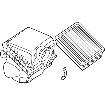 BMW 13711432823 Intake Silencer