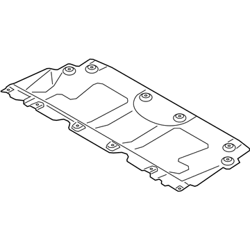 BMW 51757447194 UNDERHOOD SHIELD