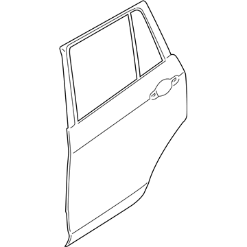 BMW 41007364791 Door, Rear Left