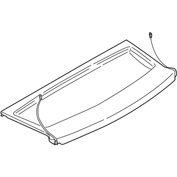 BMW 51467291358 Rear Window Shelf