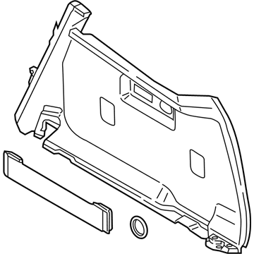 BMW 51477314755 Trunk Trim, Left