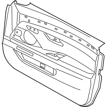 BMW 51418053620 Door Lining Leather Front Right