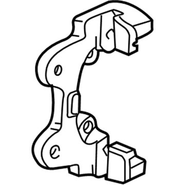 2002 BMW 330Ci Brake Caliper Bracket - 34216765885