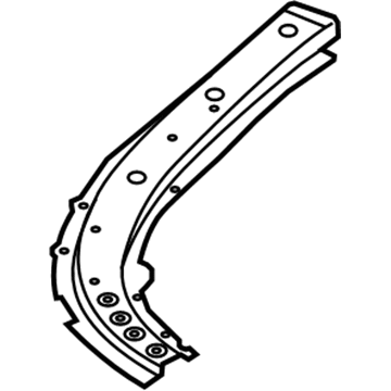 BMW 41007412953 Wheel Housing Strut, Front Left