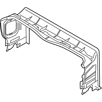 BMW 51747399996 Air Duct, Radiator, Top