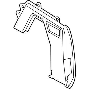 BMW 51478492110 REAR RIGHT TRUNK TRIM