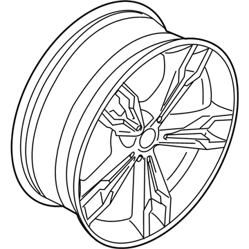 BMW M550i xDrive Alloy Wheels - 36117855087