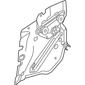 2013 BMW 650i Window Regulator - 51377223655