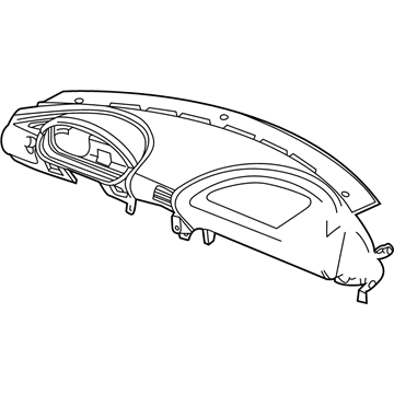 BMW 51458401179 Trim Panel Dashboard, Leather