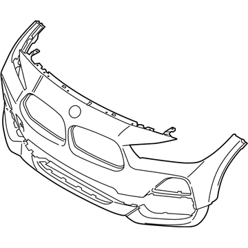 BMW 51117499465 Panel, Bumper, Primed, Front