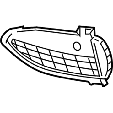 BMW 51118064633 Grille, Side, Open, Left