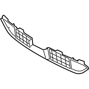 BMW 51118056225 Grille, Middle Bottom