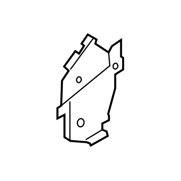 BMW 41007402012 RIGHT INTERIOR COLUMN A