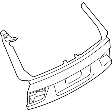 BMW 41007378121 Trunk Lid, Top