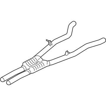 BMW M850i xDrive Exhaust Resonator - 18308481601