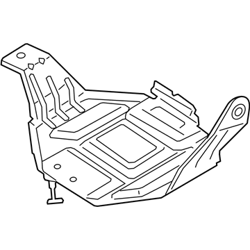 BMW 61219311079 Battery Tray Auxiliary Battery