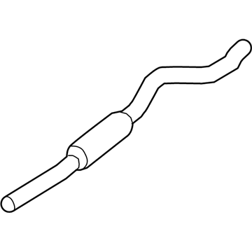 BMW ActiveHybrid 3 Exhaust Pipe - 18308608515