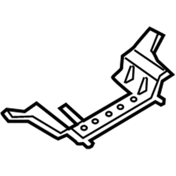 BMW 41007376134 Shaped Part, B-Pillar,Bottom. Inner Right