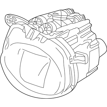 BMW 63177307678 Headlight, Dynamic Light Spot, Right