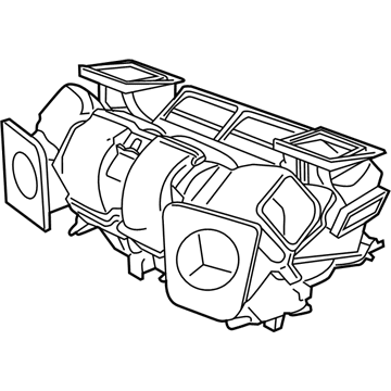 BMW 64118377768 Empty Housing For Heater/Air Condit.Unit