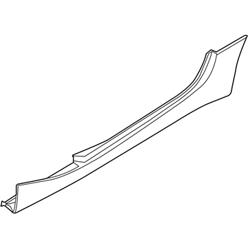 BMW 51717068853 Primed Left Outer Kick Panel