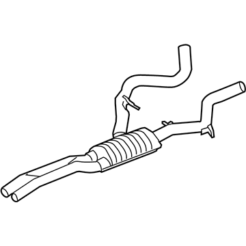 2007 BMW 335xi Exhaust Pipe - 18307553826