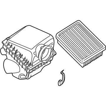 2000 BMW M5 Air Filter Box - 13711406805