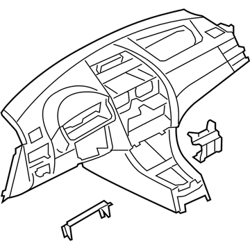BMW 51453415486 Trim Panel Dashboard